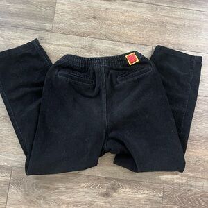 EMPYRE black corduroy pants (with jaw string)